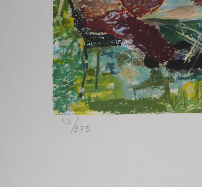 Yvonne Cheffer Delouis: Tea Time, original signed lithograph
