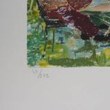 Yvonne Cheffer Delouis: Tea Time, original signed lithograph