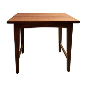 Old side farm table in oak