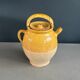 Ancient oil jar in glazed terracotta