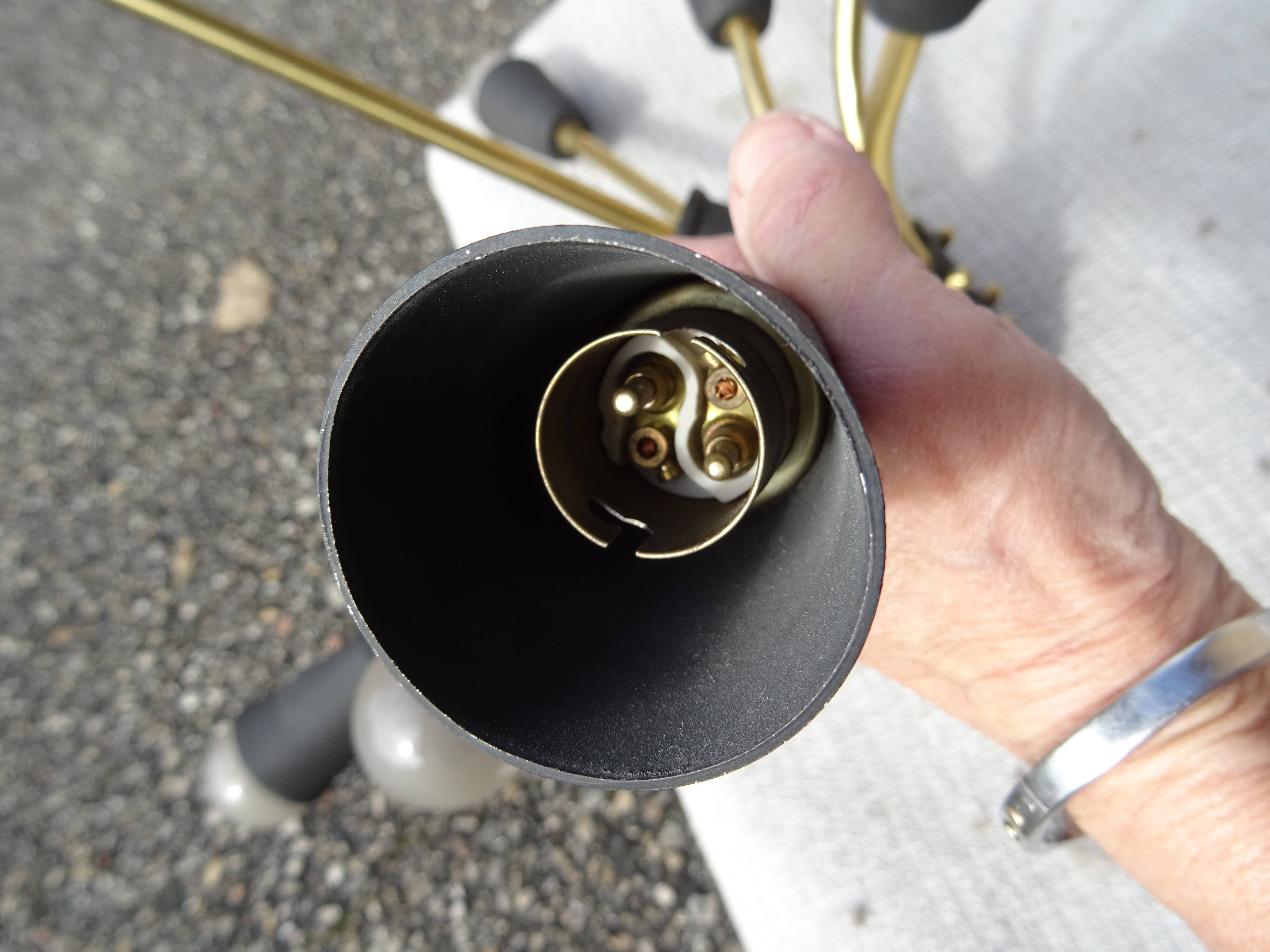 Vintage rockabilly sputnik chandelier from the 60s