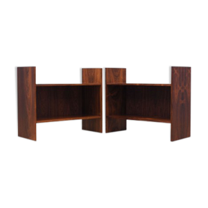 ensemble de deux bibliothèques en palissandre, design danois, années 1970, Danemark