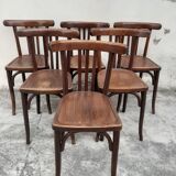 Series of 6 bistro chairs Year 30