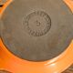Plat Le Creuset orange vintage 1970 lot x 3