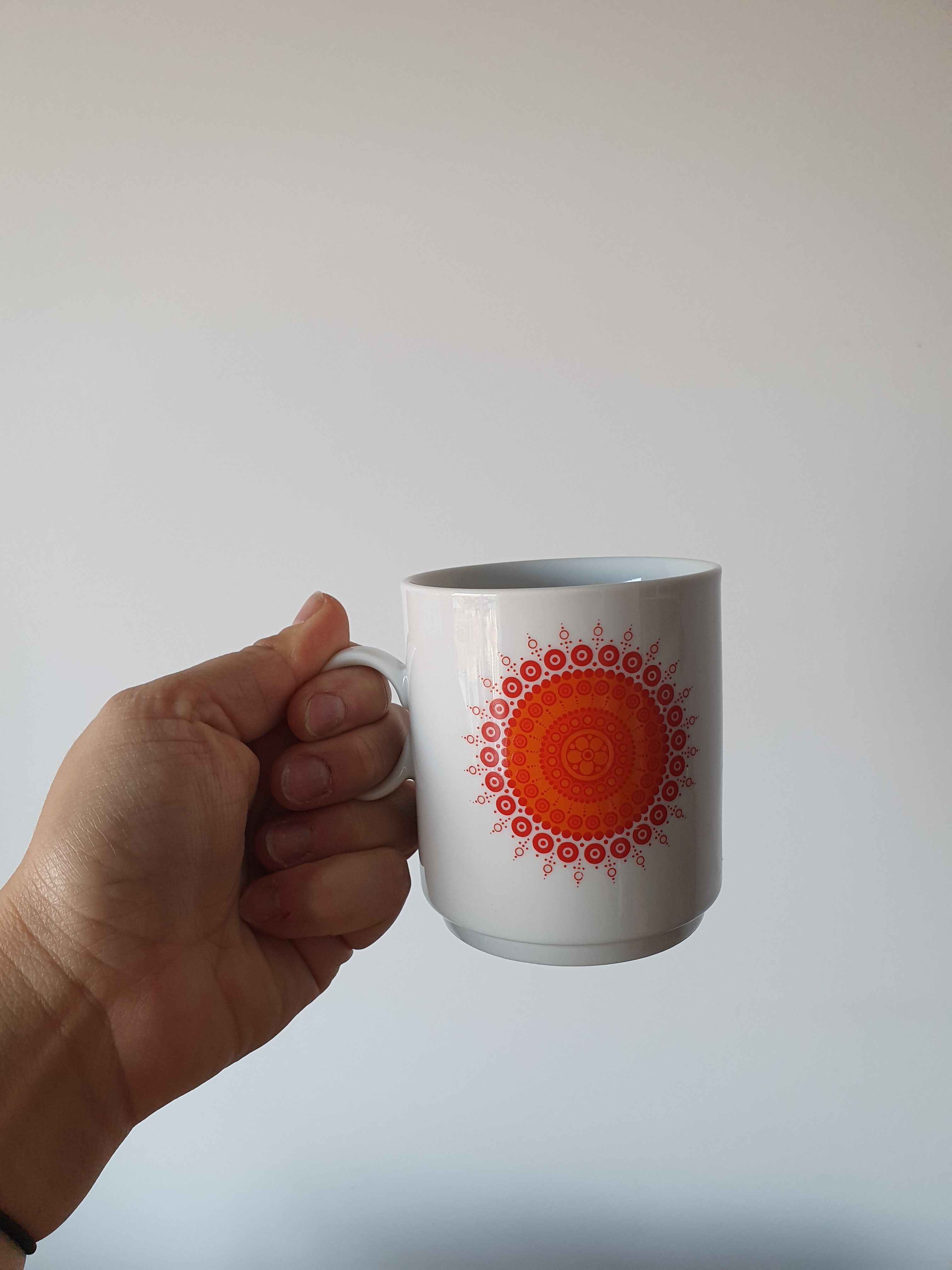 6 coffee cups Winterling Bavaria 70s