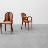 Set of 10 Art Deco chairs by De Coene, Belgium 1935