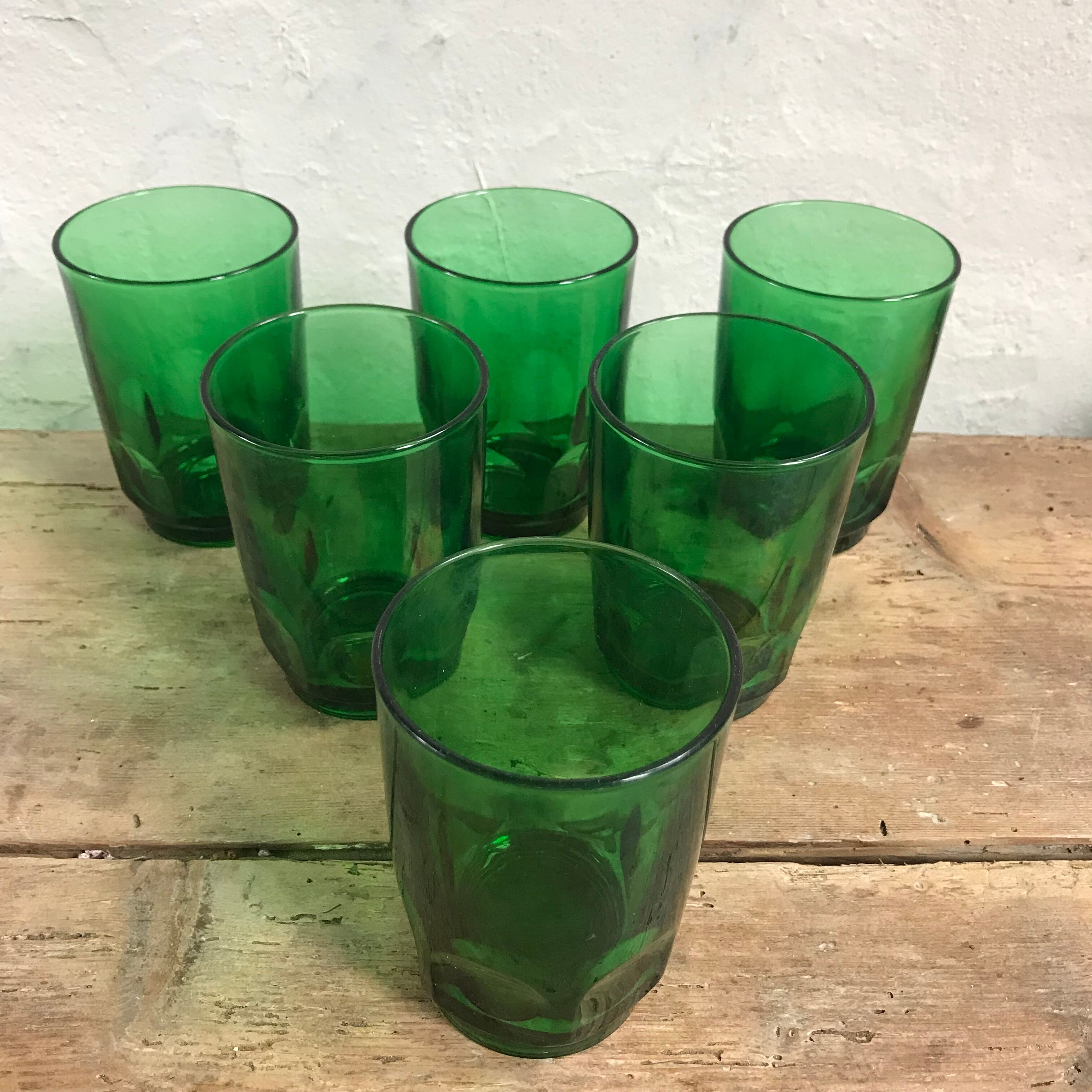 Set of 6 vintage glasses