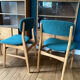 Set de 3 chaises scandinaves