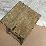 Burmese teak workshop stool