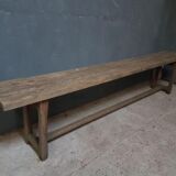 Old brocante bench oak