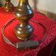 pair of vintage rattan table lamps by Louis Sognot 32x26 - 1950s-60s