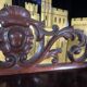 Napoleon III mahogany support cabinet