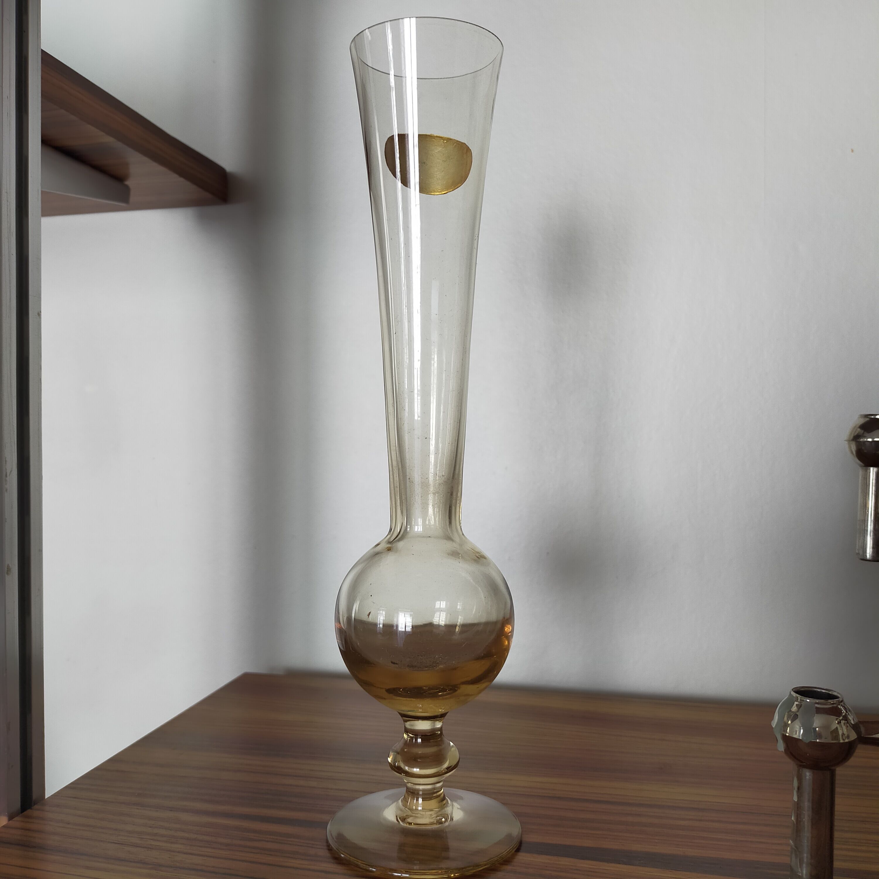 Seventies crystal vase