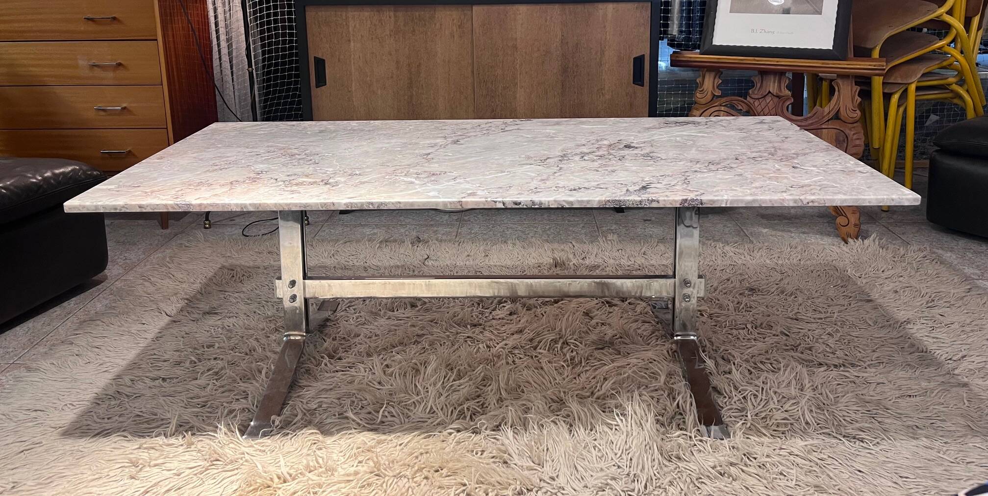 Table basse en marbre 1970