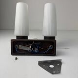 Vintage scandinavian double wall light