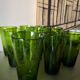 9 Vintage Blown Glass Glasses