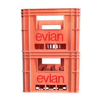 Caisse à bouteilles Évian