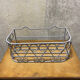 Gray wrought iron shelf