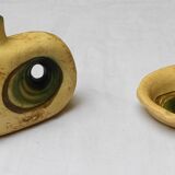 Set of 2 ceramic pieces by Nikos Dazelidis, 60s