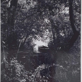Photograph Abandoned boat black and white