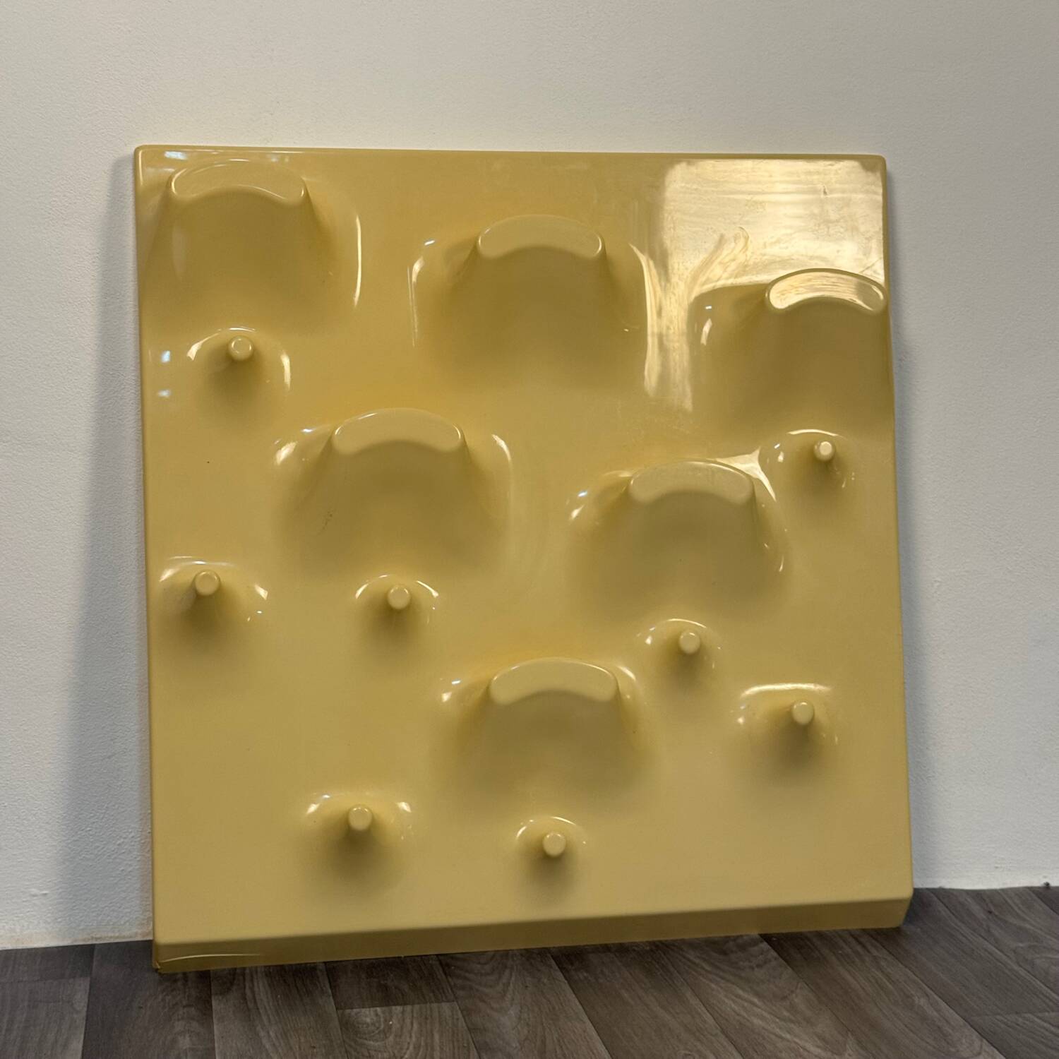 Porte-manteau en plaques par De Pas, D'Urbino & Lomazzi pour Longato, Italie, 1967