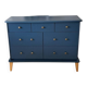 Large Rød Sødgren blue ganne chest of drawers