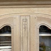 Louis XV library in raw wood