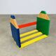 Wall-mounted pencil shelf for children, Pierre Sala style.