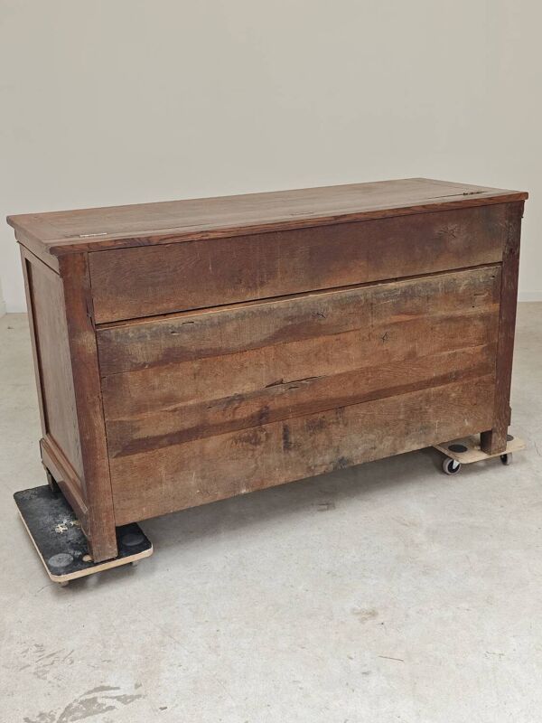 Ancien meuble de métier bois massif , buffet pétrin 18eme siècle