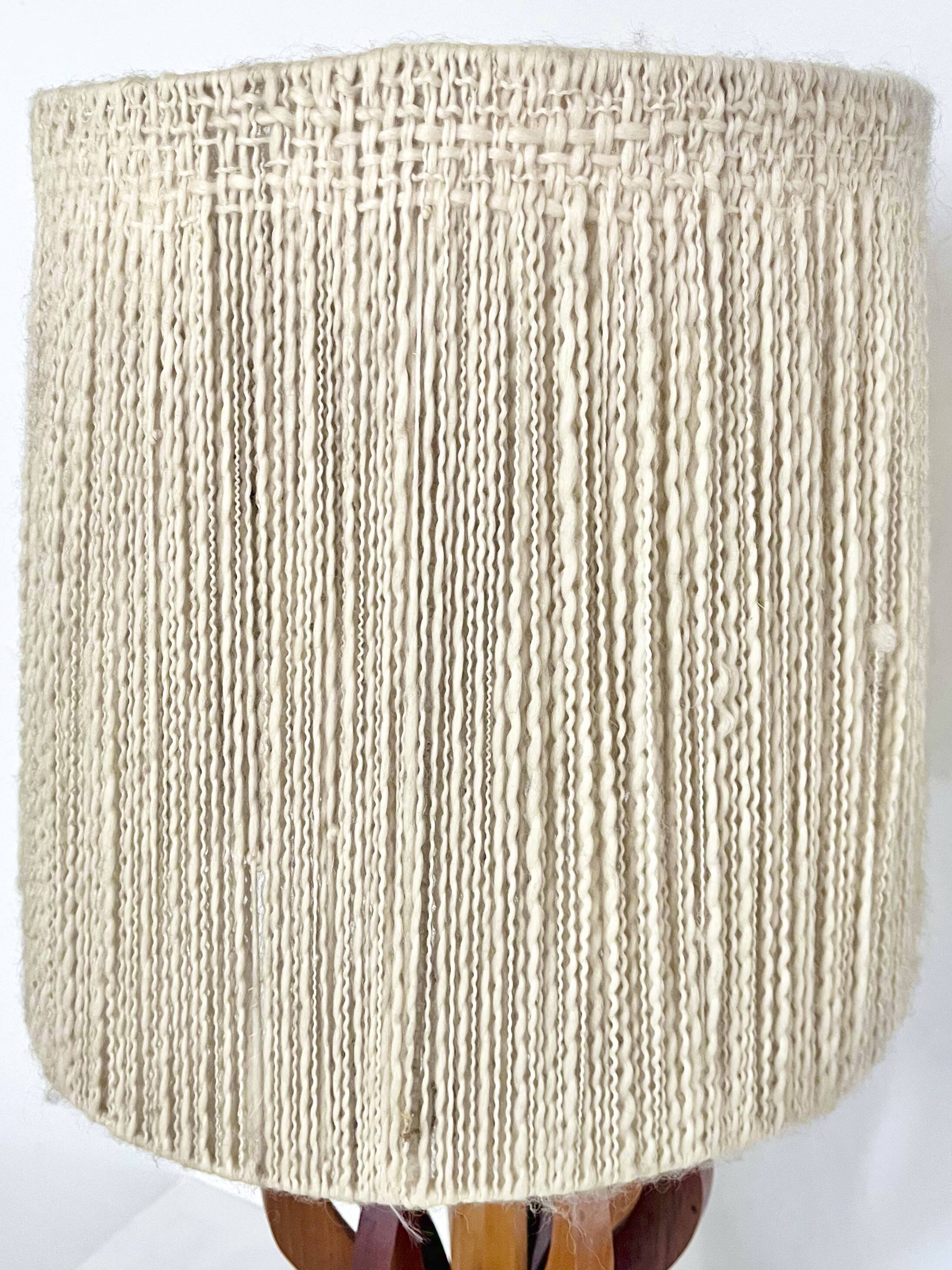 Unique wooden lamp from the 60s