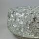 60s 70s ceiling lamp Glashütte Limburg Germany Plafoniere glass & metal