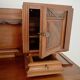 High buffet, art and craft, French Art Deco in blonde wood from the 1950s to 1960s.