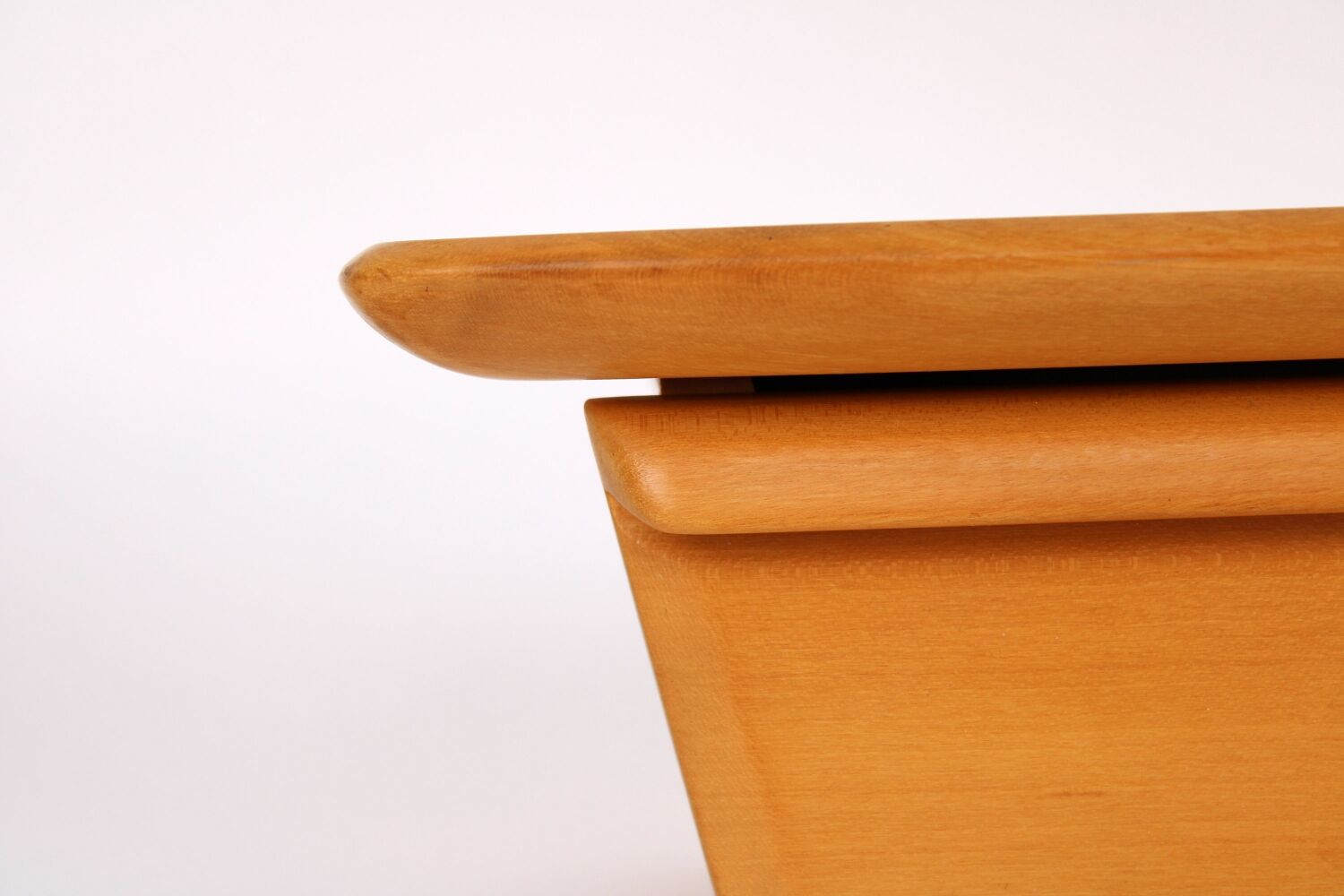 Wall console in solid wood, Switzerland 1940s