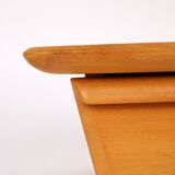 Wall console in solid wood, Switzerland 1940s