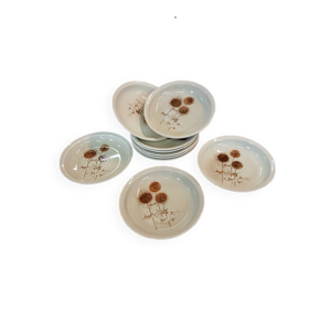 10 assiettes creuses - sarreguemines