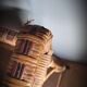 Planter door rattan plant