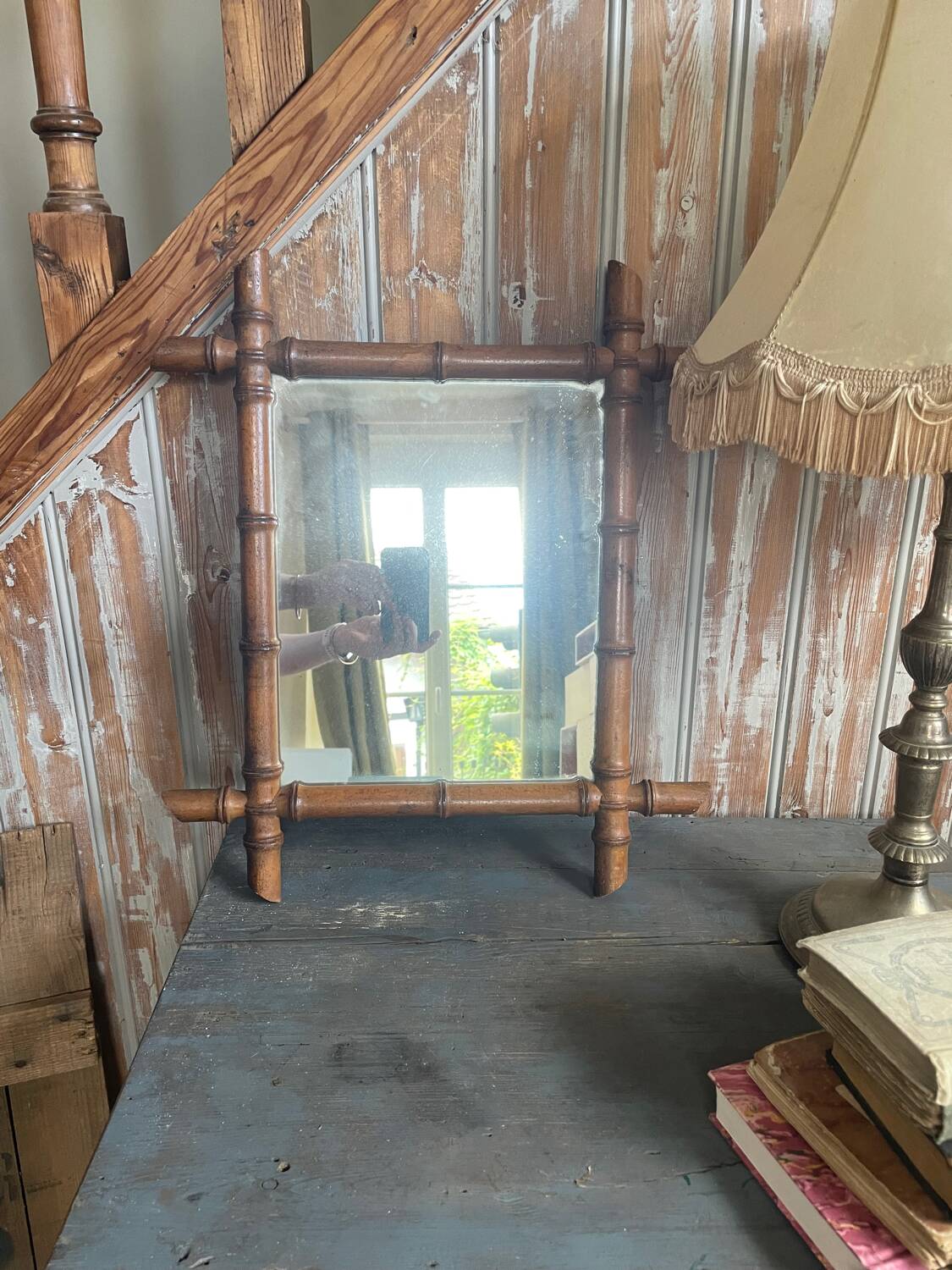 Bamboo mirror