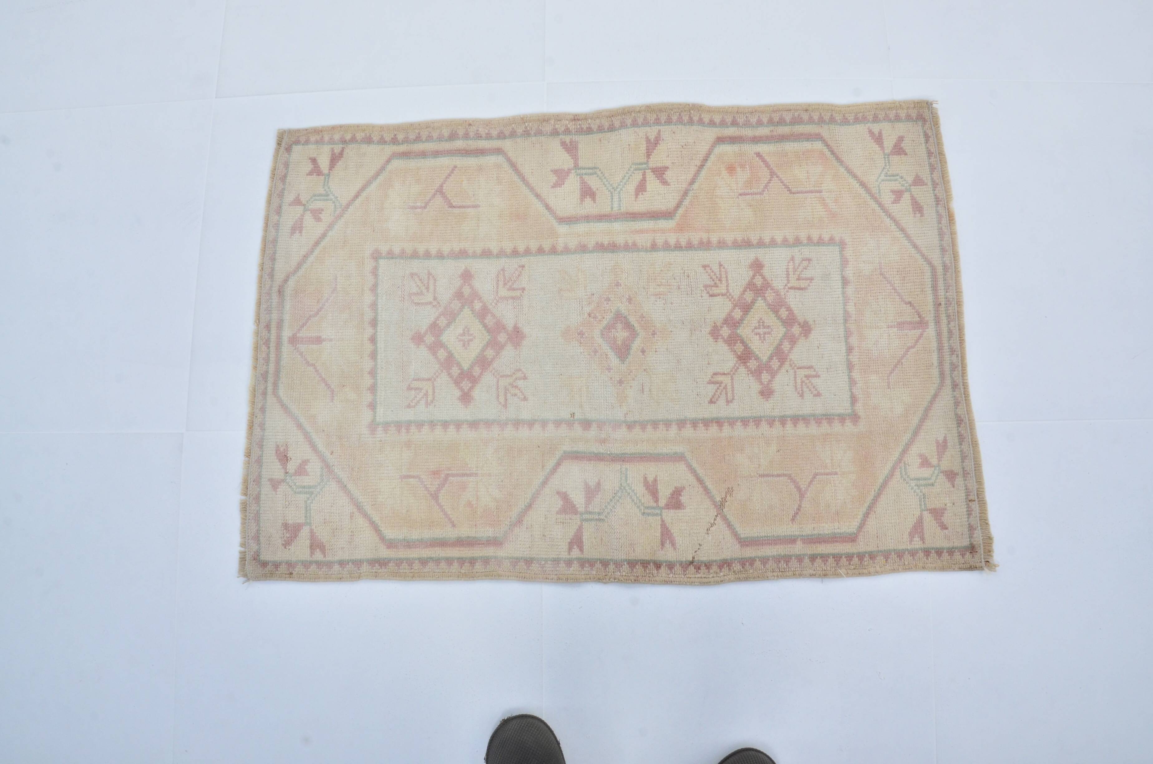 Oushak Vintage Floor Rug sku 3422