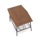 Coffee table with a wooden top, 1950s.