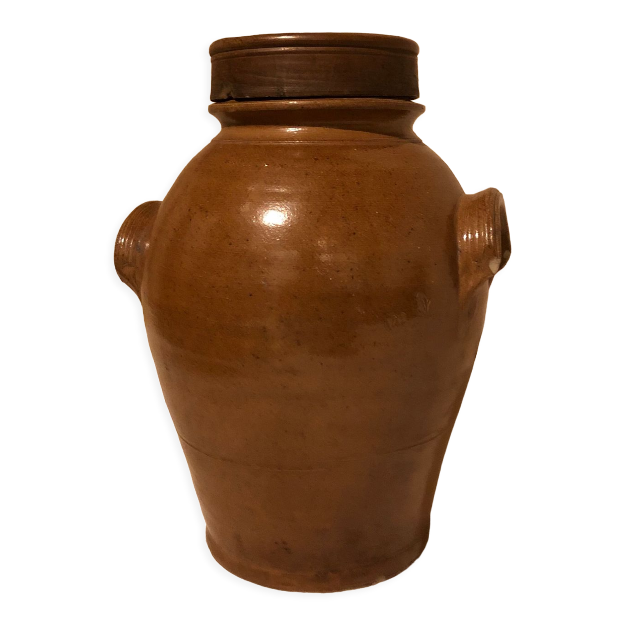 Old vinegar stoneware pot