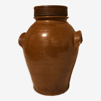 Old vinegar stoneware pot