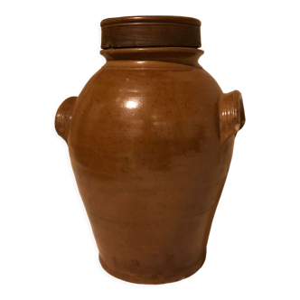Old vinegar stoneware pot