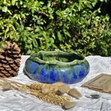 Gilbert metenier signed ceramic bowl // french art deco