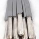 Cardeilhac Christofle 10 silver table knives Minerva Uniplat excellent condition