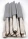 Cardeilhac Christofle 10 silver table knives Minerva Uniplat excellent condition