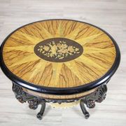 Inlaid Sewing Table in Various Woods, 1890s