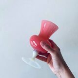 Pink opaline vase