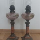Paire de lampes à huile