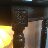 Old half-moon console