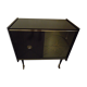Bar furniture on formica wheels with mirror and lighting - 50s